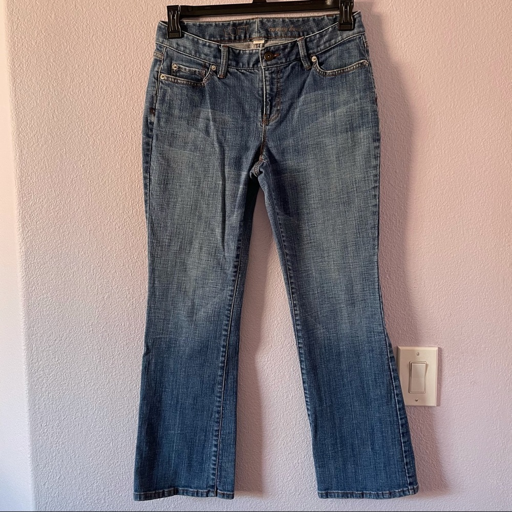 Vintage blue Loft curvy boot jeans